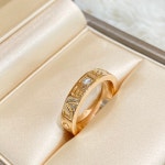 불가리 49 비제로원 에센셜 밴드링 1P 다이아 로즈골드 반지 341820 Y74139 : 와이제이럭스