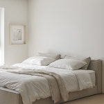 스테이모어 룬드싱글헤드 하이엔드패브릭 저상형 패밀리침대 EK(이스턴킹), 앤틱화이트 : 스테이모어