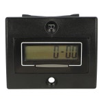 7511 7511DIN 트루미터 8자리 LCD 셀프 파워 타이머, 5V 백라이트 옵션, 볼트 프리 , 48X24MM : 탑직구v