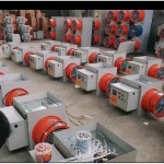 산업용 온풍기 열풍기 난로 공장 A타입 산업용히터 현장 온실 380V 휴대용 공장용 5kW 리모콘(3상전기) 송풍대 : 쇼핑메이트샵