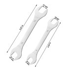 팬시욘 초박형 렌치, 2피스 3mm 미니 스몰 오픈 엔드 렌치 세트 미터법 8mm 10mm 12mm 13mm 타이트 스팟 수리용 : 십일장마켓