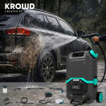 공구왕황부장 크라우드 고압세척기 무선 충전 가정용 휴대용 자동차 고압 세차기 40V : 주식회사 대양상사