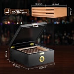 KINGCHII 전기 온도 제어 시가 휴미더 박스 17 23 65 75 DS 2A 3L : Westera