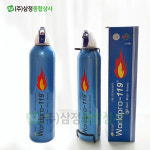 휴대용 웰빙 소화용구 스프레이 소화기 360ml 에어로졸 가정 차량용 등산 캠핑 식당 비치용 : 주식회사 삼정종합상사
