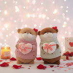 사랑가득 하트데이 우소우소짱 수달 봉제인형 27cm 2종 : 돈앤돌스