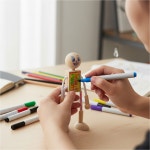 내 마음을 표현하는 우드 걱정인형 만들기 DIY 키트 : 루미온플러스