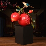 신중식 석류 장식품 다자다복 가정 거실 술장 텔레비전 캐비닛 소프트 장식품 결혼 새집 선물 : S무역