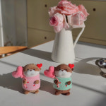 사랑가득 하트데이 우소우소짱 수달 봉제인형 8cm 가방고리키링 : 돈앤돌스