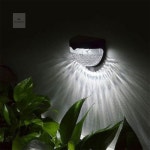 미소디자인 LED 오로라 태양광 벽부등 백색 2p 인테리어벽등 외부벽등 : 피넛코