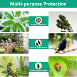 호환  겨울 식 보호 덮개 동결 방지 정원 보온 식 천 서리 방지 담요 야외 관목 과일 나무 보호용 지퍼백 : 노아구하나