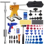 BESPER 자동차 차량용 무도장 제거 수리 키트 덴트 리무버 도구 풀러 77Pcs EU Plug Kits : 히든픽 트레이더스