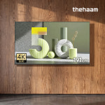 스마트TV 구글5.0 120Hz 191cm(75인치), QLED, 더함 CHiQ 상하좌우벽걸이 전문설치 : 더함전자