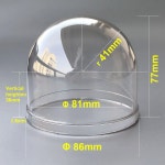 86X77MM 38인치 수직형 투명 엘리베이터 커버 원통형 하우징 소형 보호 카메라 : 베리타스랩