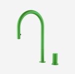 PILOTO 슈티에 싱크 396 그린 직수전용 거위목 2홀 싱크대 주방 컬러 수전 필로토 더죤테크 : 일우바스1991