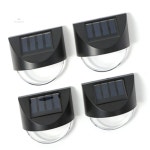 미소디자인 LED 반달 태양광 벽부등 백색 4p 무선벽조명 외부간접조명 벽인테리어조명 : 피넛코