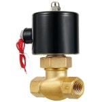 US-15 2L-15 1/2 BSPT 2위치 NC 고온 황동 증기 솔레노이드 밸브 12V/24V AC24/36V/110V/220V/380V PTFE 파일럿 12VDC : 더블준1