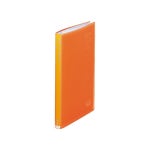Lihit Lab G3102-4 클리어 북, A4, 포켓 40개, 주황색 Clear 40 pockets : 아마딜러