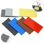 DIY 빌딩 블록 6x12 도트 조립 입자 6pcs 얇은 피규어 벽돌 교육 크리 에이 티브 3028 장난감과 호환 가능 : selectbuy55