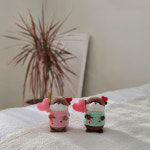 사랑가득 하트데이 우소우소짱 수달 봉제인형 8cm 가방고리키링 : 돈앤돌스