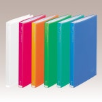 Lihit Lab G3102-4 클리어 북, A4, 포켓 40개, 주황색 Clear 40 pockets : 아마딜러