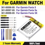 시계 배터리 361-00097-00 Garmin Fenix   5 5X   6 교체 + 도구 : 소호픽스타