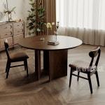 북유럽 현대 식탁 라운드 네일 입구 럭셔리 센터 주최자 Newclassic 야외 나무 Muebles 가구 1chair 2 : 데일리10