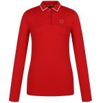 [팬텀] 여성 로고 자수 카라 포인트 긴팔티셔츠 221D1TO002RE : 롯데 수완점 팬텀 골프