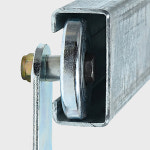 구로캐스터  항가차 C형 강용 나이론 로라 싱글 판넬 도어 행거 레일 바퀴 항가로라 C3 : 구로캐스터