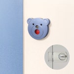 극영 캐릭터 화장실 잠금장치 T-420D 어린이집 유치원 큐비클 도어락 곰돌이 잠금쇠 : 이레일상