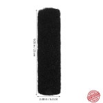 9인치 블랙 나일론 퍼티 롤러 브러시 재사용 가능한 건식벽체 컴파운드 도구 고탄성 벽 질감 점묘 페인팅 : 프라임스토어98