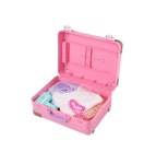 [비앤씨] 핑크프린세스 가방으로 화장대로 체인지 여행캐리어 : 녹두연두