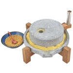 스톤 그레인밀 수동 화강암 맷돌 11.8x15.8인치 9.8 x 13.8 inch : 바름-컴퍼니