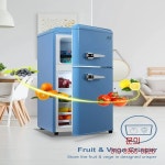 ez 냉장고(냉동고 포함) 3.5 Cu. 2개의 문이 있는 Ft 소형 7단계 조절 가능한 온도 장치 : 주아상사1