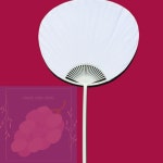 GS 원형살부채 종이부채꾸미기 : 포도송송이