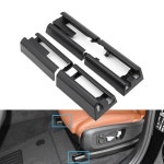 BMW X5 X6 X7 G05 G06 G07 2019 2021용 ZJWHDSKF LHD 차량 좌측 우측 시트 슬라이딩 트랙 레일 커버 트림 Black 4pcs Set : 직구농장