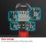 적외선 온도계 비접촉 레이저 온도계 계량기 VA 컬러 스크린 고온 컬러 스크린 1080 1380 1680 18802200 : 제스112