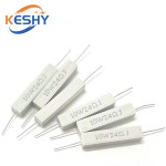 5PCS 10W 5% 시멘트 저항기 전력 저항 0.1  10K 0.1R 0.5R 10R 50R 0.22 0.33 0.5 1 2 5 8 10 15 20 25 30 100 1K 2K : 제스111