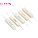 2-10개 5W 10W 시멘트 저항 0.11K 0.1R 0.22R 0.5R 1R 10R 22R 47R 100R 470R 5 10W BPR56 시멘트 권선 저항기 : 제스111