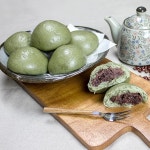 20개 1박스 수제로 만든 팥앙금 쑥쌀찐빵 겨울 간식 : 에스더 샵