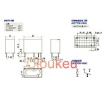 릴레이 ALQ105 ALQ112 ALQ124 ALQ305 ALQ312 ALQ324 5V 12V 24V 10A 4/5핀 5 pieces- ALQ112 5pin : 하토루