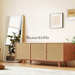 -x북유럽 등나무 단단한 거실 수납 일본식 식당 벽 캐비닛 : 모던셀렉트-