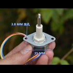 20mm 스트로크 선형 액추에이터 미니 25mm 2상 4선 정밀 스테퍼 모터 텔레스코픽 스크류 샤프트 : 제스111