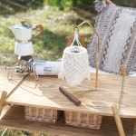 토이포이 TOYPOY 황동&월넛 원형 봉 랜턴 스탠드 그란데 : 제니나인