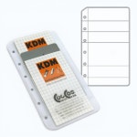 일본 레이메이 A7 다빈치 다이어리 카드 포켓 6공 바인더 카드 홀더 : Buytop