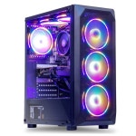 MXZ 게이밍 PC 컴퓨터 R5 3600, RTX 4060, 16G DDR4, 500G, B450, 6RGB 팬, Windows 11 Pro 사용 준비 완료, 게이머 데스크톱 36... 