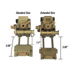 Sotac 확장 에디션 CNC 금속 L4 G24 NVG 마운트 PVS18 PVS-14 PVS14 PVS31 마운트 분해 헬멧 액세서리 : 카이누