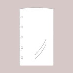 일본 레이메이 A8 다빈치 다이어리 PP 포켓 5공 미니 바인더 속지 : Buytop