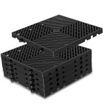 NEL 지하실 보관용 플라스틱 팔레트 15 6개 11 8인치 39 실내 30cm 중첩 2pcs 15 74 15 74 1 96in : 도도글로벌5