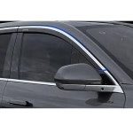 자동차 액세서리 리 L7 2023-2026용 블랙 크롬  바이저 벤트 쉐이드 선 레인 6PCS : 엠다운파이어