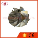 MGT1754 4830-02 41.80/53.98mm 6+6 블레이드 리버스 터보 빌렛 컴프레서 휠/알루미늄 2618/밀링/임펠러 (882656-0007용) : 미소7